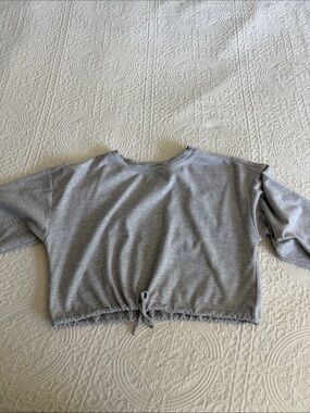 Abound Light Gray cropped Crewneck Sweatshirt